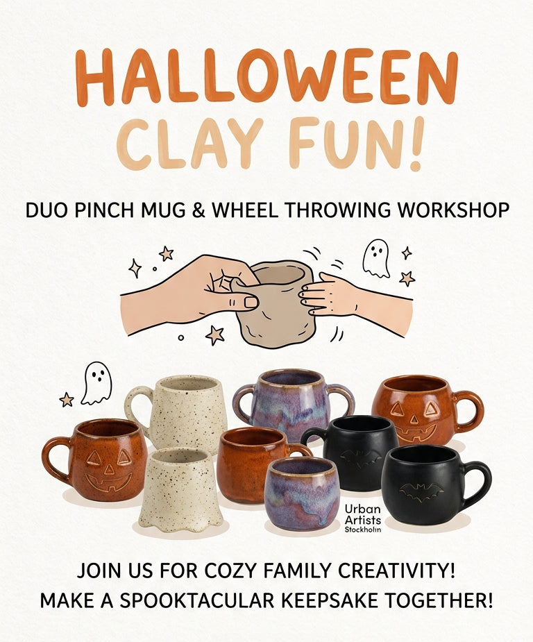 🎃  Family Clay Play: Spooky Clay--Halloween Special 10-12.00