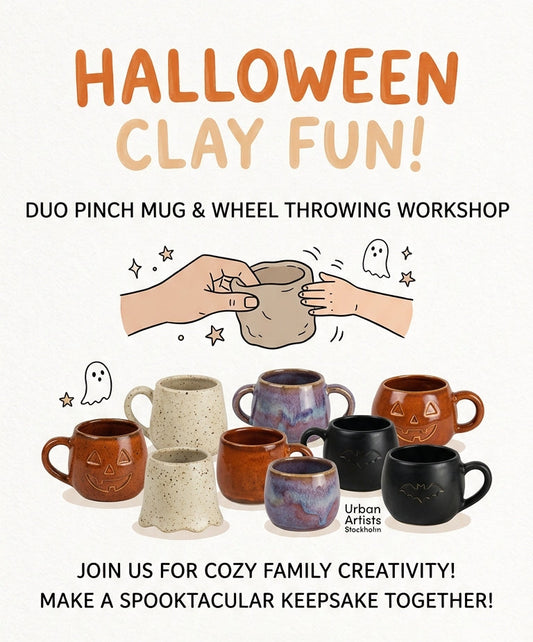 🎃  Family Clay Play: Spooky Clay--Halloween Special 10-12.00