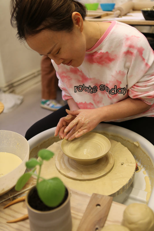 17/Oct Evening Pottery Intro+ Course 6 weeks 17.00-20.00 (Thurs)