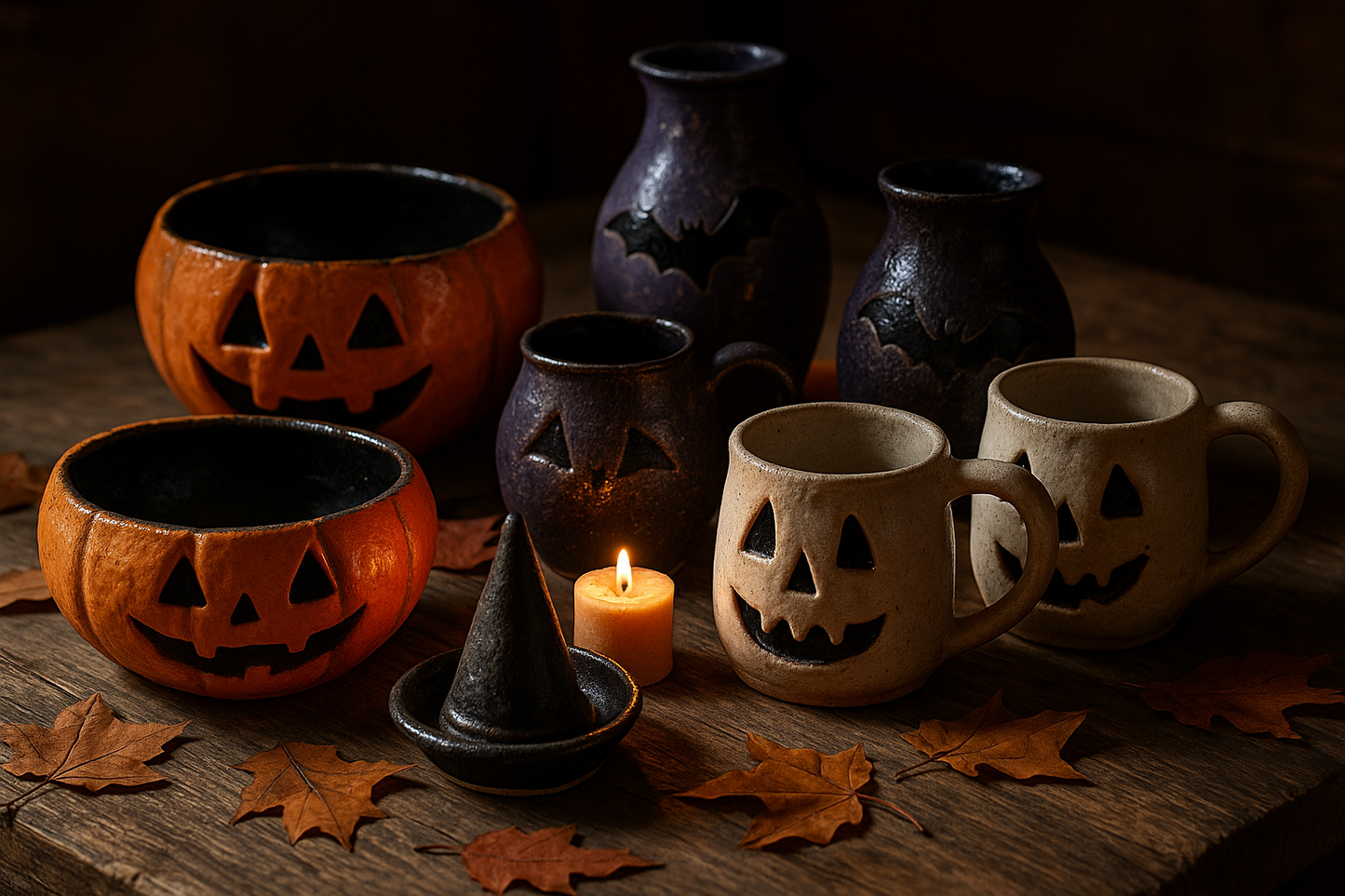 halloween pottery